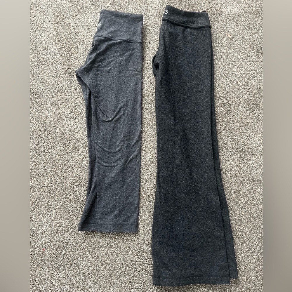 Pair of 2 size 2 Lululemon leggings